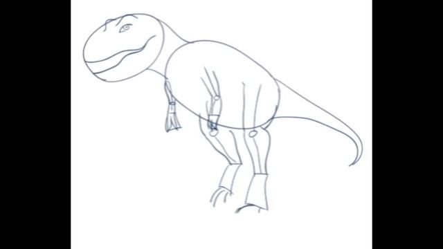 How to Draw a Dinosaur - T Rex смотреть онлайн