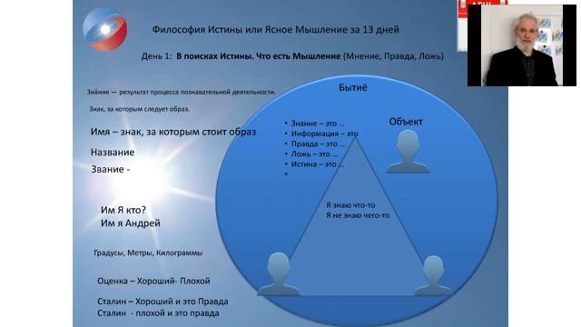 «Ясное Мышление». Тема №1. «В поисках Истины» смотреть онлайн