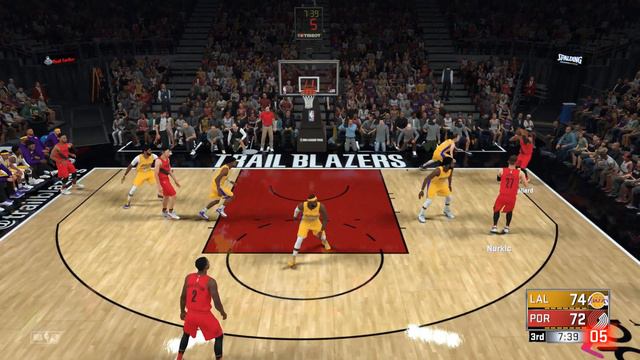 LAKERS at PORTLAND NBA ROSTER 2020-2021 IN NBA 2K18 #000012 смотреть онлайн