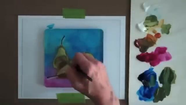 Как сделать живописную монотипию смотреть онлайн