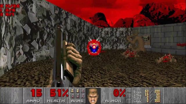 Doom: E3M1: Hell Keep (UV-Fast ,100%) (Crispy Doom) смотреть онлайн