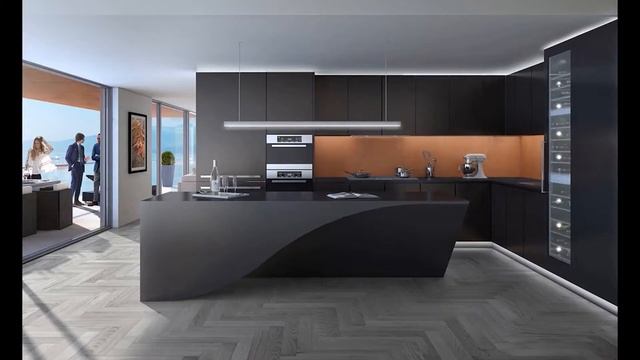 L shape kitchen design with colour combination 2019 trending catalogue ? смотреть онлайн