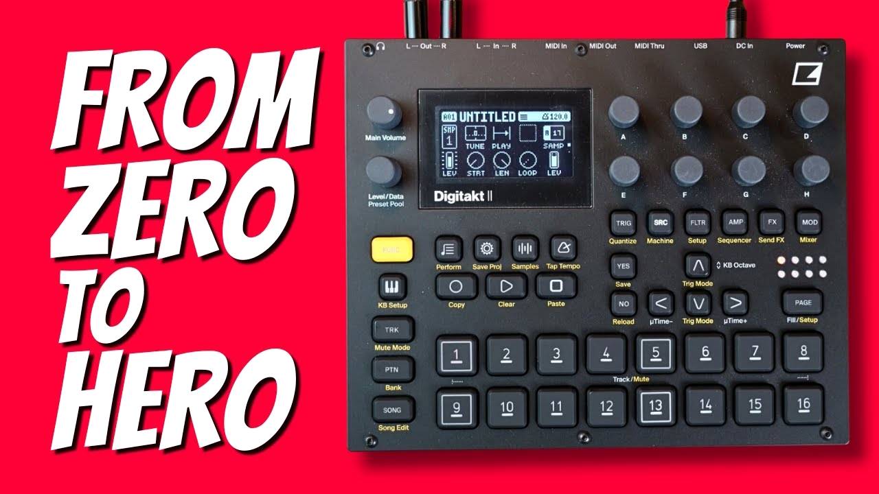 Elektron Digitakt II: Sampling