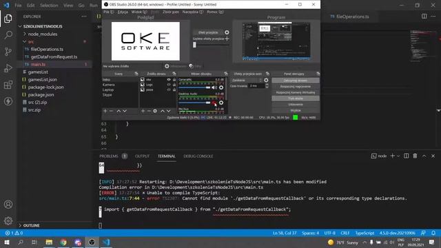 Szkolenie z TypeScript i NodeJS #3 смотреть онлайн