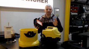 хозяйственный пылесос влажной и сухой уборки WD 4