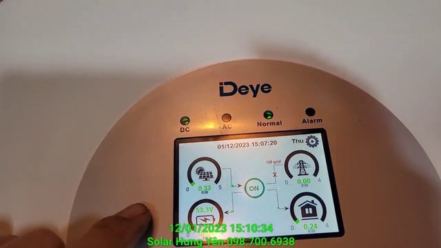 Test Biến Tần Hybrid DEYE SUN3K-SG04LP1-EU cho anh khách ở Thái Bình смотреть онлайн