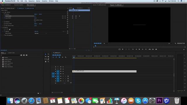 TV TURN OFF / TURN ON Effect in Premiere Pro CC 2017 | Easy Tutorial смотреть онлайн