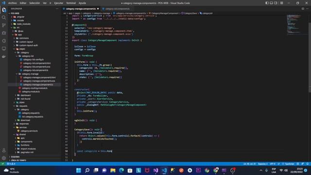 #20 ASP.NET Core y Angular | Sistema de Ventas | Componente agregar Categoría - MatDialog смотреть онлайн