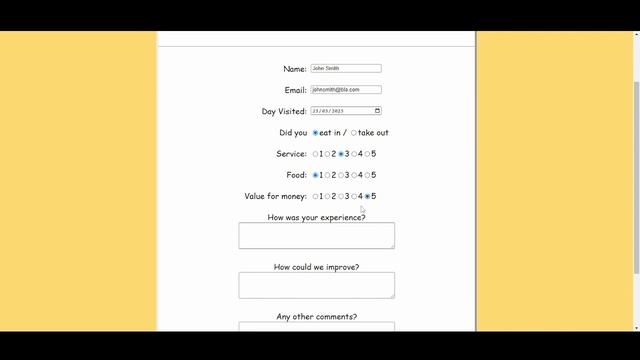 React Sass Feedback Form смотреть онлайн