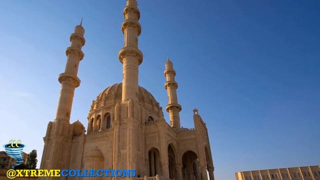 Heydar Mosque in Baku, Azerbaijan смотреть онлайн