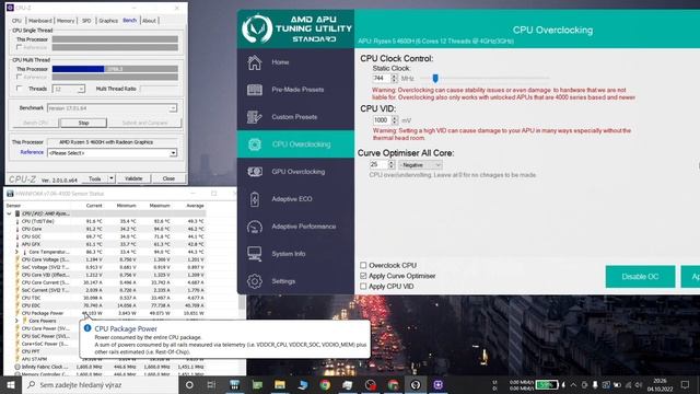 Undervolting AMD Ryzen 5 4600H смотреть онлайн