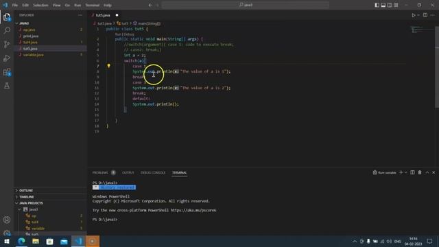 Java Tutorial for beginners: Switch case statement || #java #codding #beginners смотреть онлайн