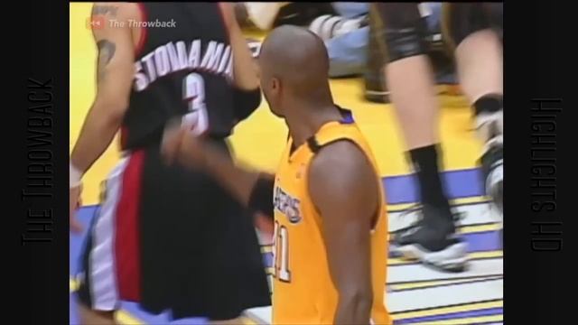 NBA Playoffs 2000. Portland Trail Blazers Vs LA Lakers Game 7 Highlights Kobe Bryant 25 HD 720p