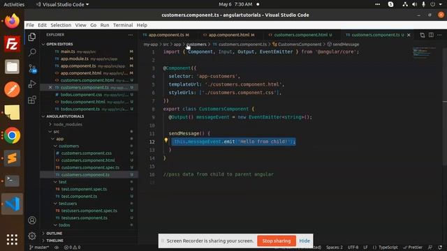Angular 15 Tutorial in Hindi #21 How to pass data from child to parent component in Angular смотреть онлайн