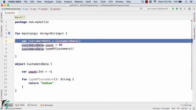 Kotlin 'object' declaration. Alternative to STATIC in Java. Kotlin Android Tutorials #8.11 смотреть онлайн