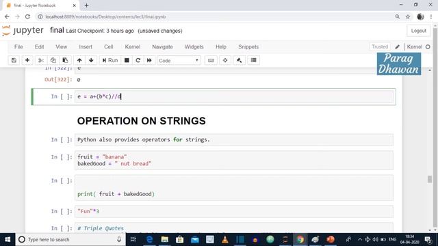Python Variable, Expression and Statements смотреть онлайн