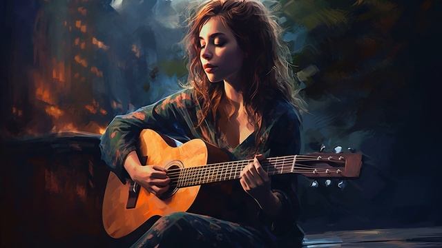 Soothing Guitar Music For Relaxation, Study, Or Sleep (Video 23) Made By AI