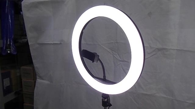 Кольцевая селфи лампа LZ 33 Холодный, Теплый, Белый цвет свечения смотреть онлайн