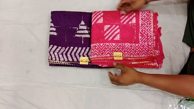 Naw Batik print with Dola silk material saree Party wear saree смотреть онлайн