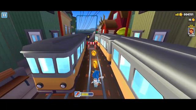 SONIC BOOM BLUE IN SUBWAY SURFERS GAME 2024 : PART 10 смотреть онлайн
