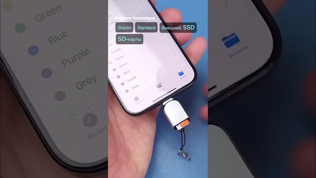 Что можно подключить к iPhone 15 с USB‑C #iphonesru #apple #лайфхаки #iphone15 смотреть онлайн