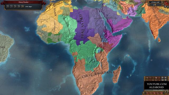 EU4 Timelapse: World Leaders AI War смотреть онлайн