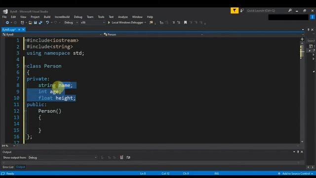Default Constructor in C++ | C++ Tutorial for Beginners смотреть онлайн