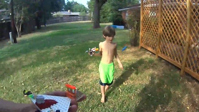 Lego Parrot Fighter Ships Defeat Alien Bushes