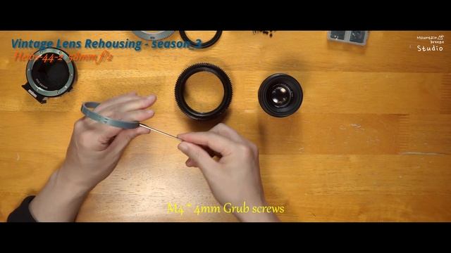 Helios-44-2 58mm F/2 Vintage Lens Rehousing EF Mount Conversion & Compact Version / 헬리오스 렌즈 리하우징 2