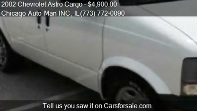 2002 Chevrolet Astro Cargo Base AWD 3dr Minivan for sale in смотреть онлайн