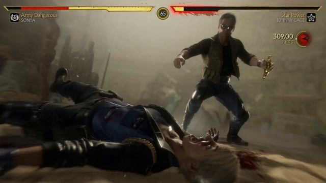 Mortal Kombat 11 Sonya vs Johnny Cage BRUTALITY смотреть онлайн