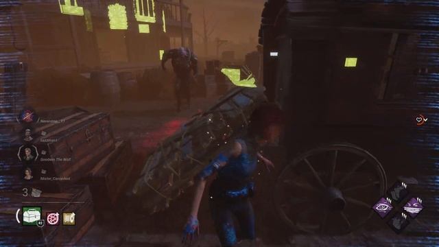 4 минуты погони от Немезиса на Салуне| Dead by Daylight | Дбд смотреть онлайн