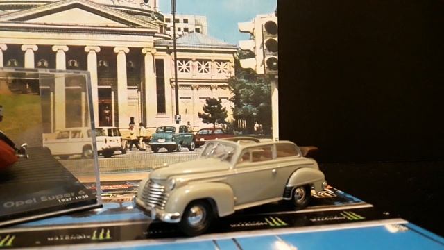 1:43 collection car DIORAMA OPEL CABRIO RETRO смотреть онлайн