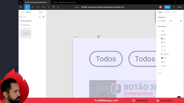 Faça um filtro estilo Youtube [Interactive Components] no Figma - Parte 2 смотреть онлайн