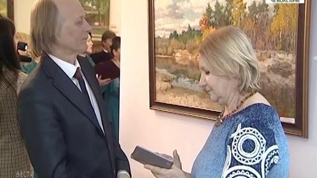 В Национальной библиотеке открылась международная выставка избранных произведений-участников Кокеле смотреть онлайн