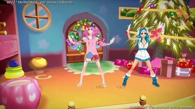 IMVU - ME!ME!ME! - dance animation for two girls смотреть онлайн