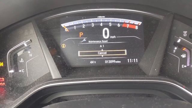 2019 Honda CR-V oil reset смотреть онлайн