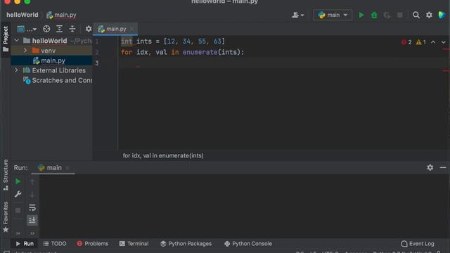 Python | Enumerate смотреть онлайн