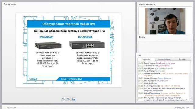 Вебинар "Новинки RVi" 28.03.2014 смотреть онлайн