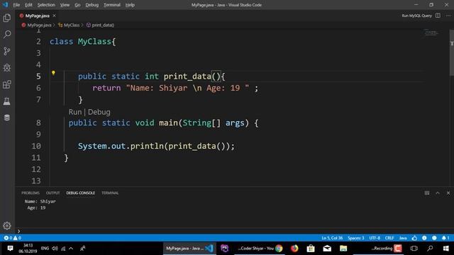 دورة جافا كاملة (تعلم java بالعربي) حلقة 19 : شرح method من نوع return في اللغة java смотреть онлайн