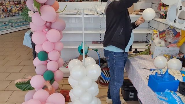 COMMENT FAIRE UNE COLONNE OU UNE [ARCHE DE BALLONS] #fiestaballoons #tutorial #tuto #balloondecor смотреть онлайн