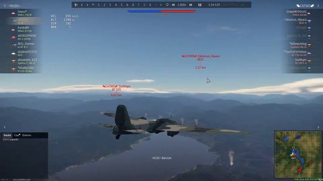 War Thunder - P8 5k bomb vs SB2C-4 смотреть онлайн
