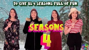 Seasons song for kids HD || Summer, Autumn, Winter, Spring song for children || English Weather Son