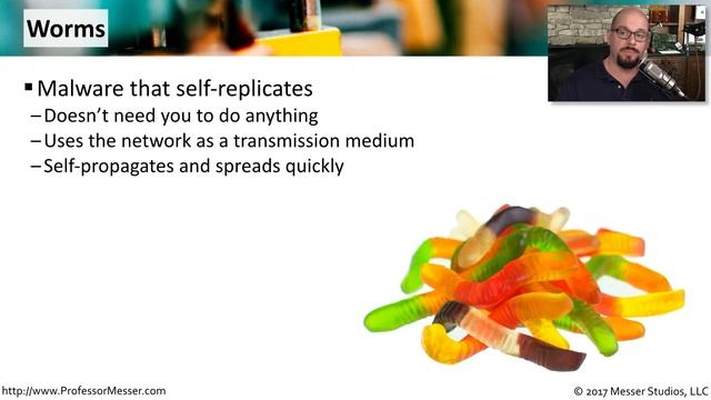 Viruses and Worms - CompTIA Security+ SY0-501 - 1.1 смотреть онлайн