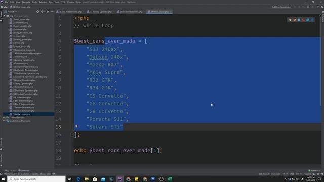 While Loops - PHP - P29 смотреть онлайн