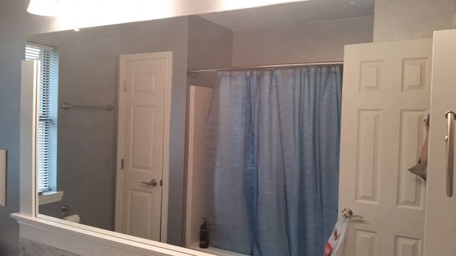 DIY Bathroom Remodel On A Budget - Metallic Walls - Granite - Painted White Washed Cabinets смотреть онлайн