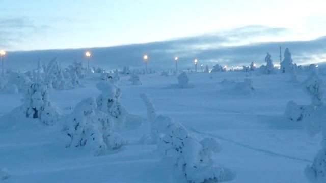 Финляндия. Горнолыжный курорт Levi. Туризм за рубежом. смотреть онлайн