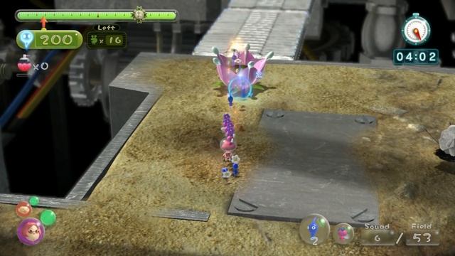 Pikmin 3 Mission Mode - Battle Enemies #15 (DLC): Clockwork Chasm (Platinum/No Deaths)