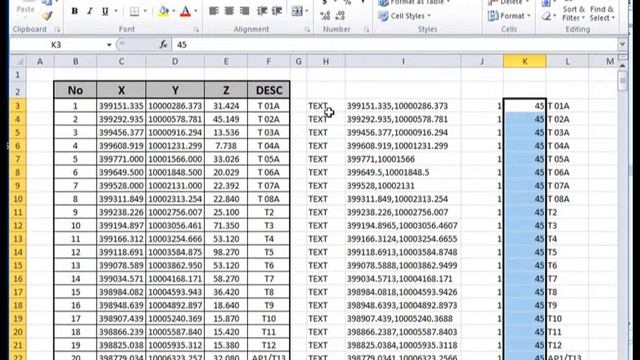 CARA IMPORT TEXT KORDINAT KE AUTOCAD DENGAN SCRIPT, EXCEL TO SCRIPT TO AUTOCAD смотреть онлайн