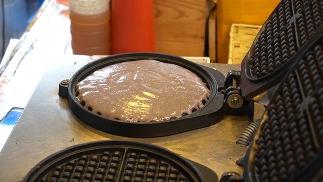 Chocolate Ice Cream Waffle-Oreo Scenes Waffle / 오레오 씬즈 와플 / Korean Street Food